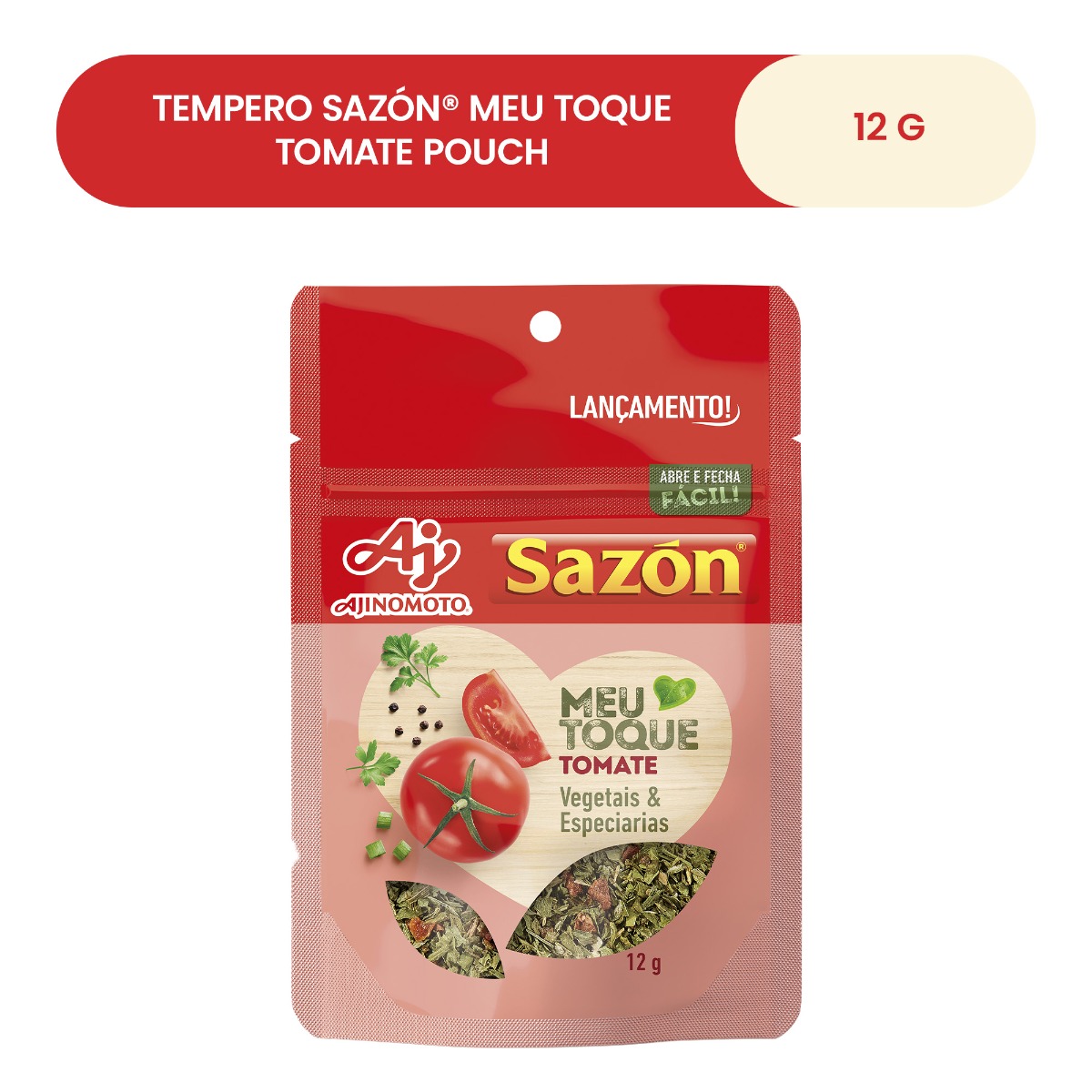 TEMPERO SAZÓN® MEU TOQUE TOMATE 12G