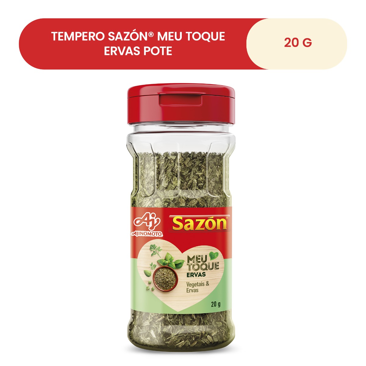 TEMPERO SAZÓN® MEU TOQUE ERVAS 20G