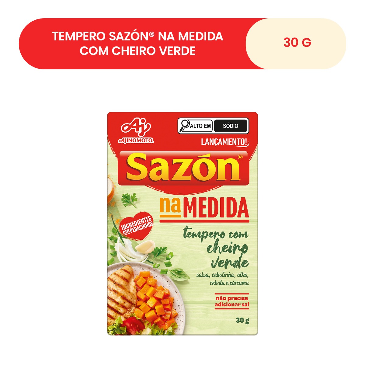 TEMPERO SAZÓN® NA MEDIDA COM CHEIRO VERDE 30G