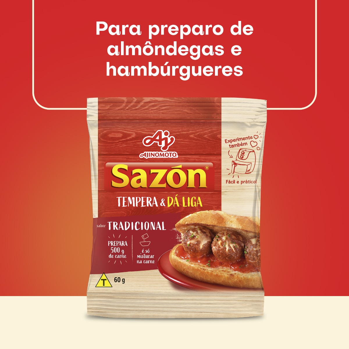 SAZÓN® TEMPERA E DÁ LIGA SABOR TRADICIONAL 60G