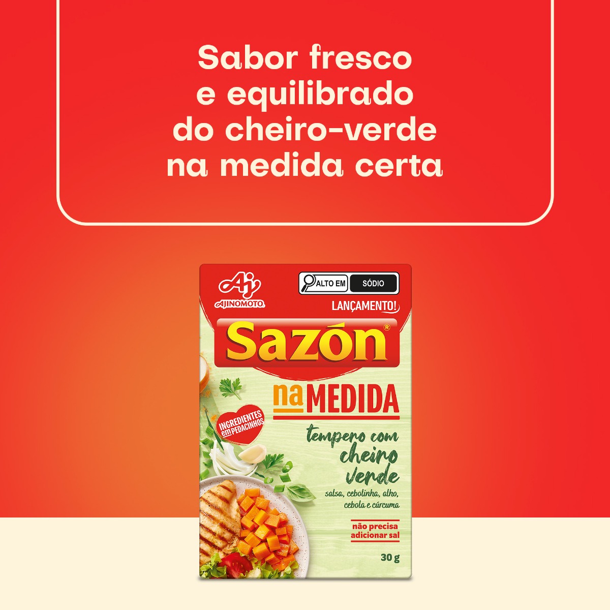 TEMPERO SAZÓN® NA MEDIDA COM CHEIRO VERDE 30G