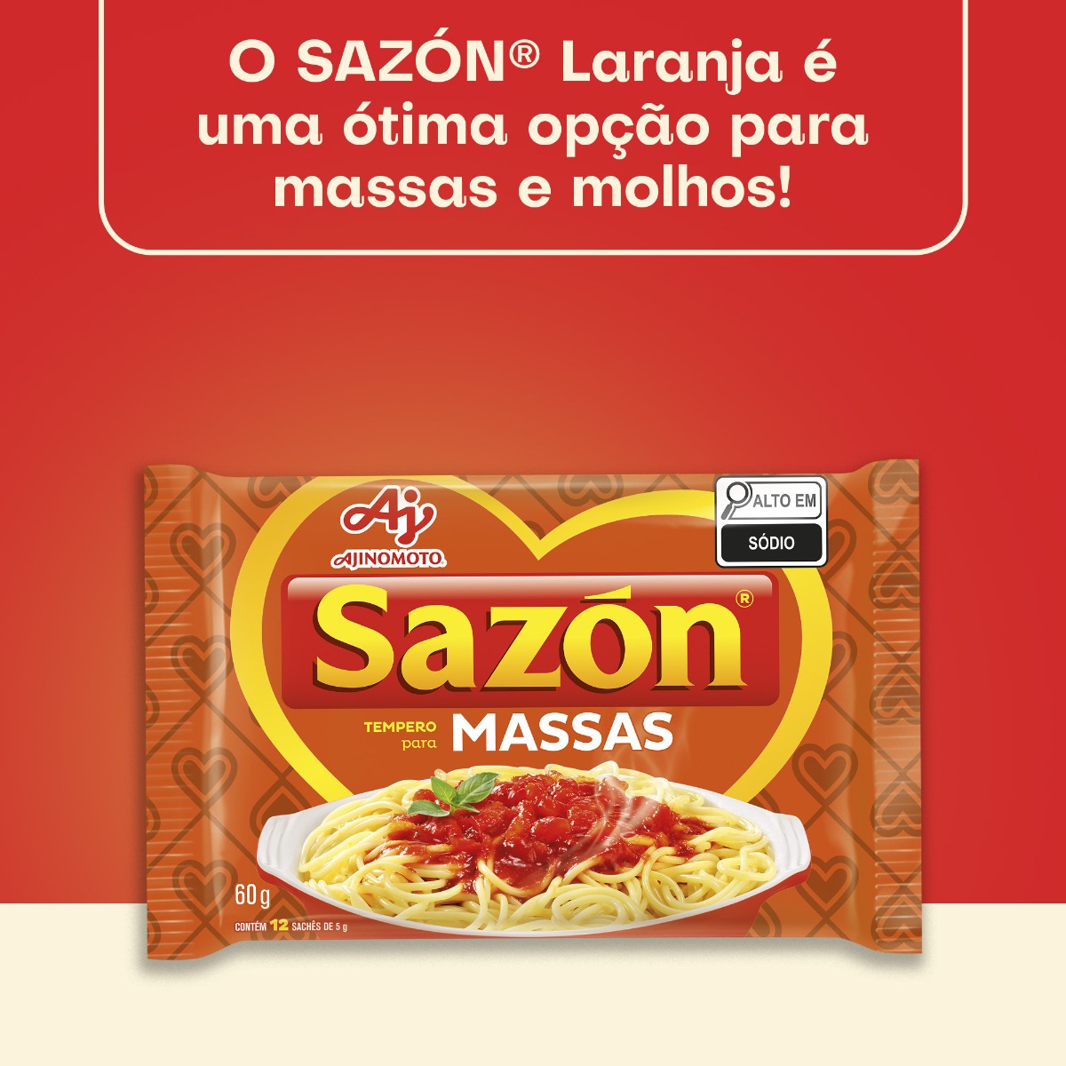TEMPERO EM PÓ SAZÓN® PARA MASSAS 60G