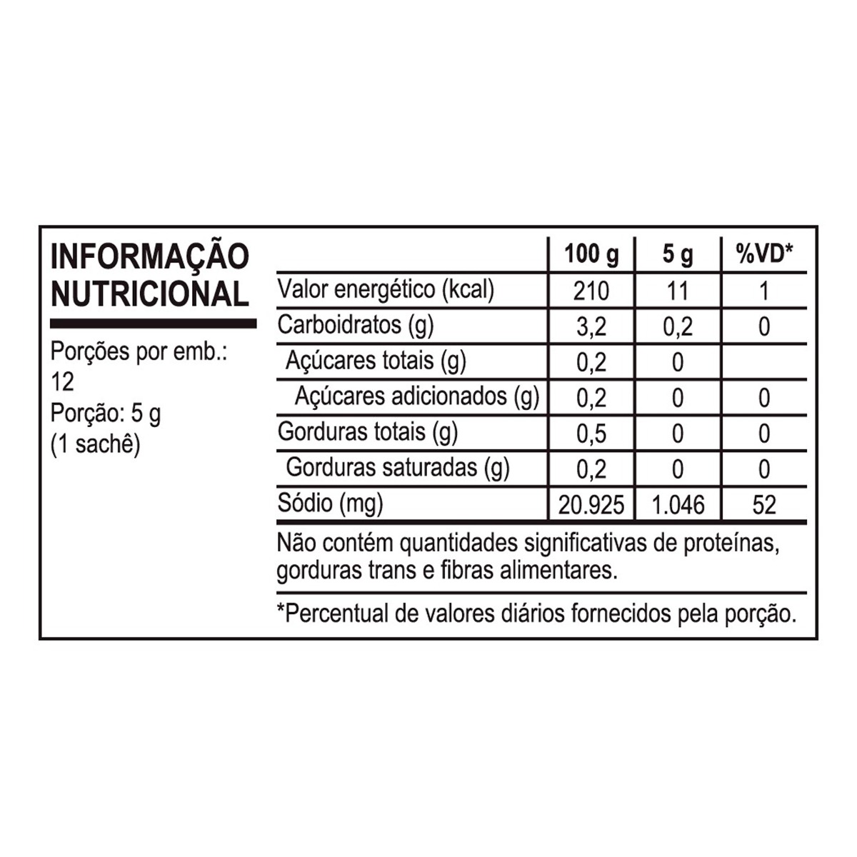 TEMPERO EM PÓ SAZÓN® TOQUE ALHO 60G
