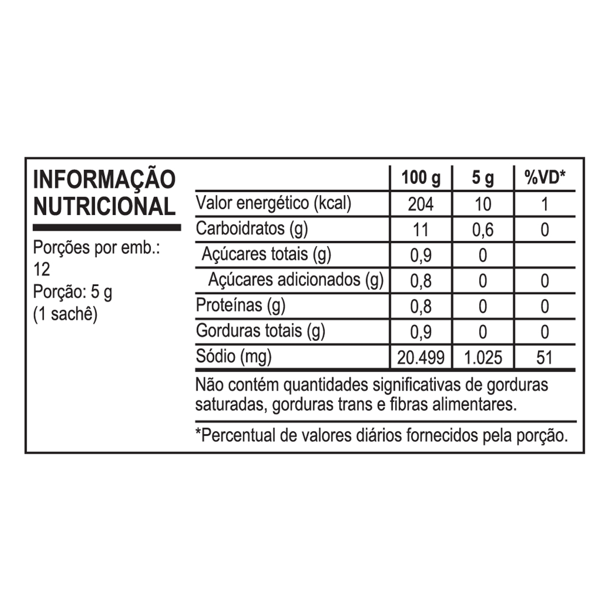 TEMPERO EM PÓ SAZÓN® PIPOCA SABOR CHURRASCO 60G