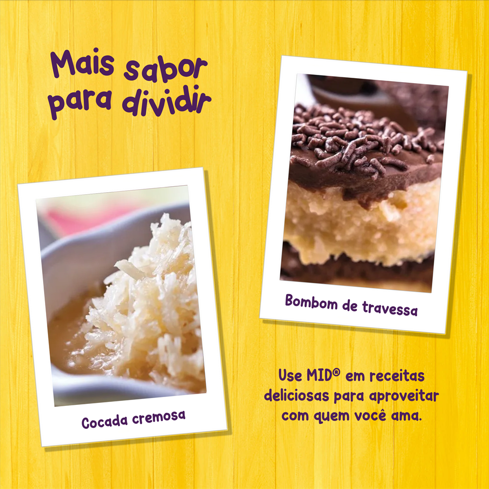 Kit Refresco em Pó MID® Sabor Abacaxi Com 15 Unidades de 20g