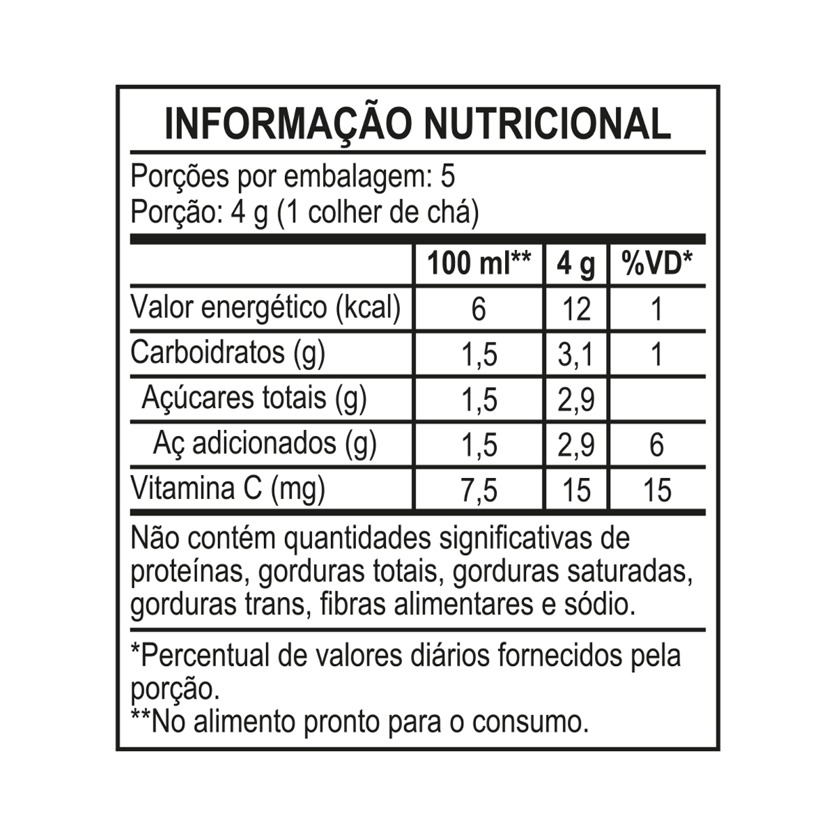 REFRESCO EM PÓ MID® SABOR TANGERINA 20G