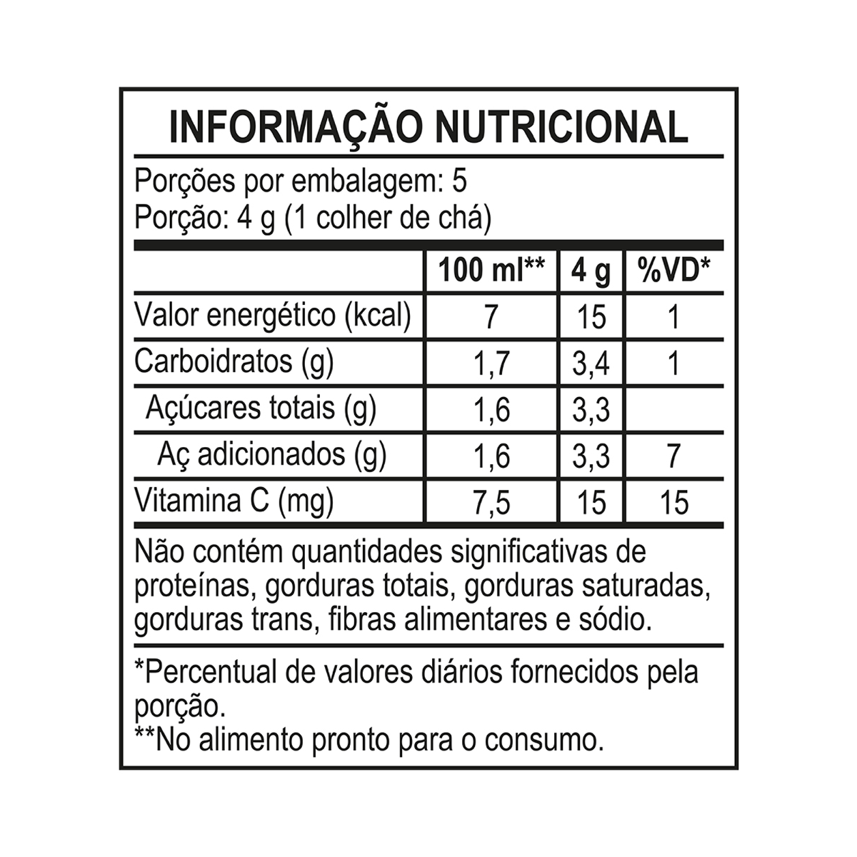 Kit Refresco em Pó MID® Sabor Uva Com 15 Unidades de 20g