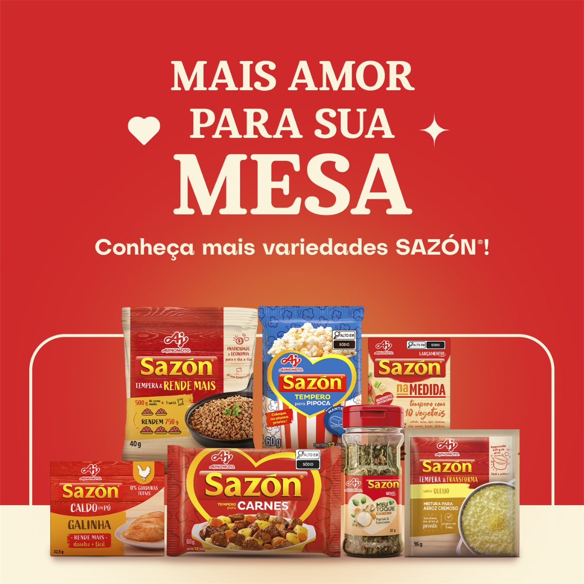 TEMPERO SAZÓN® PROFISSIONAL PARA FRANGO 900G