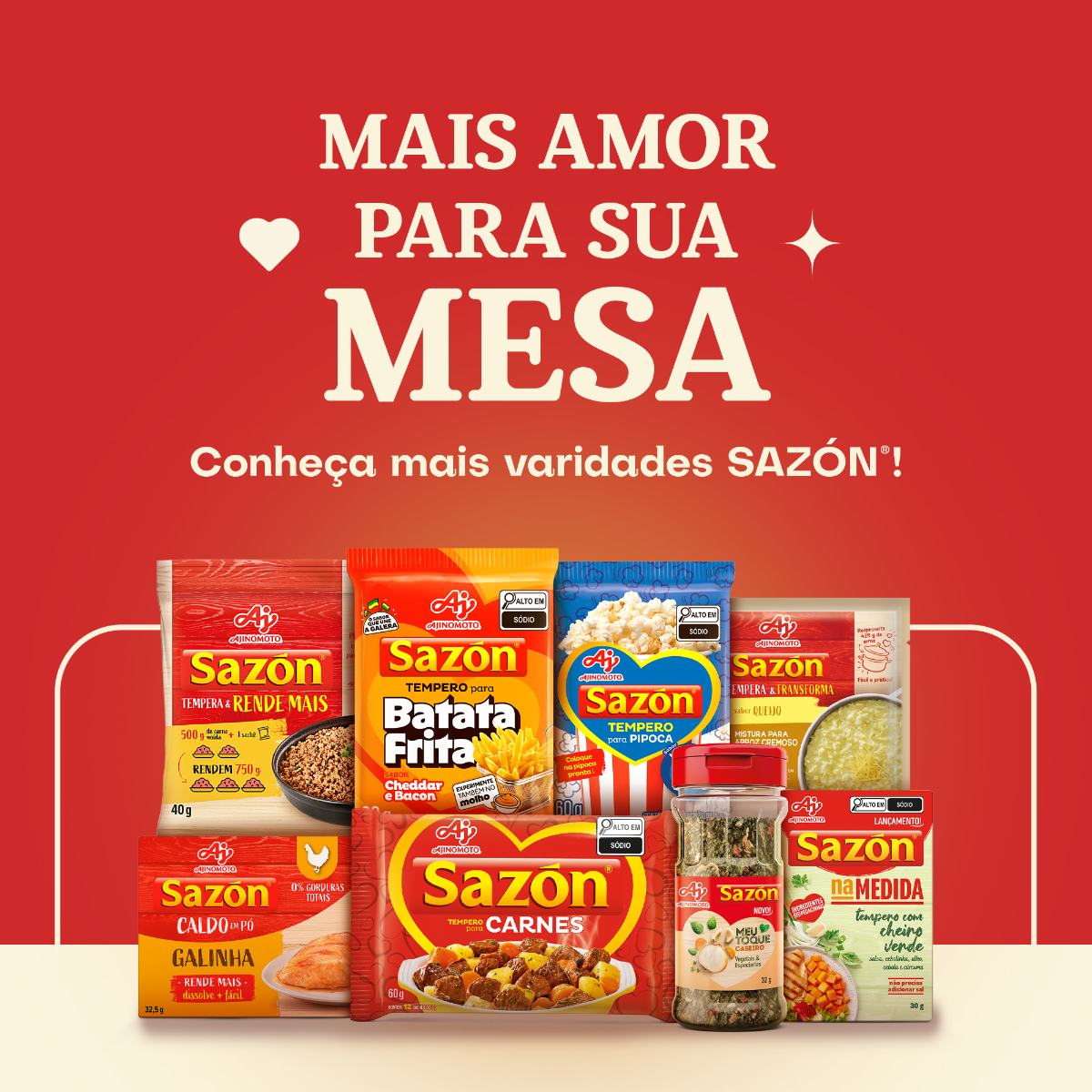 KIT FAMÍLIA SAZÓN® – SABORES PARA TODO DIA
