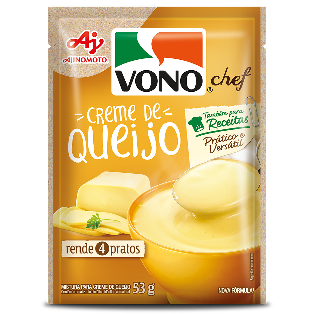SOPA CREMOSA VONO® CHEF SABOR CREME DE QUEIJO 53G