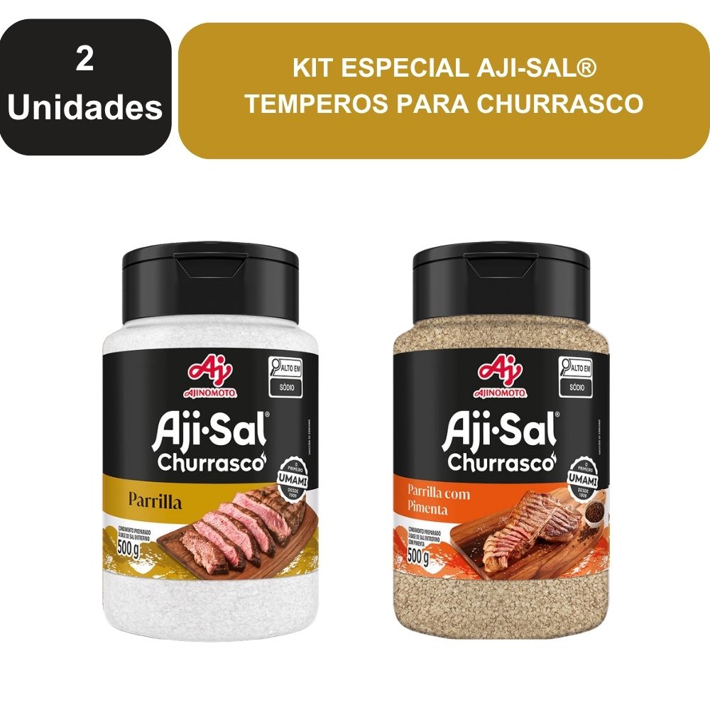 KIT ESPECIAL AJI-SAL® – TEMPEROS PARA CHURRASCO