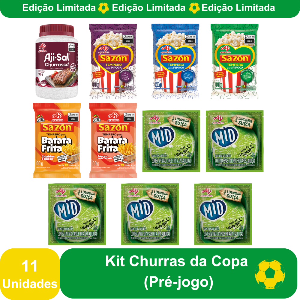 Kit Churras da Copa (Pré - Jogo)