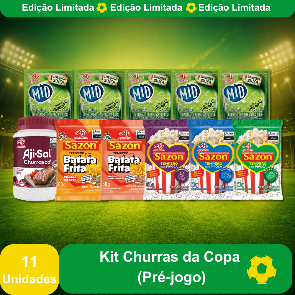Kit Churras da Copa (Pré - Jogo)