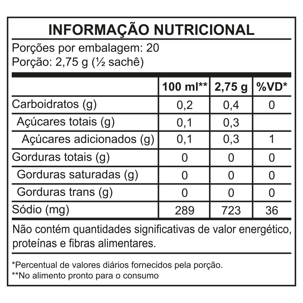 CALDO EM PÓ SAZÓN® SABOR CARNE 55G