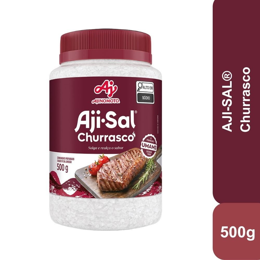 Imagem do produto AJI-SAL® PARA CHURRASCO POTE 500G