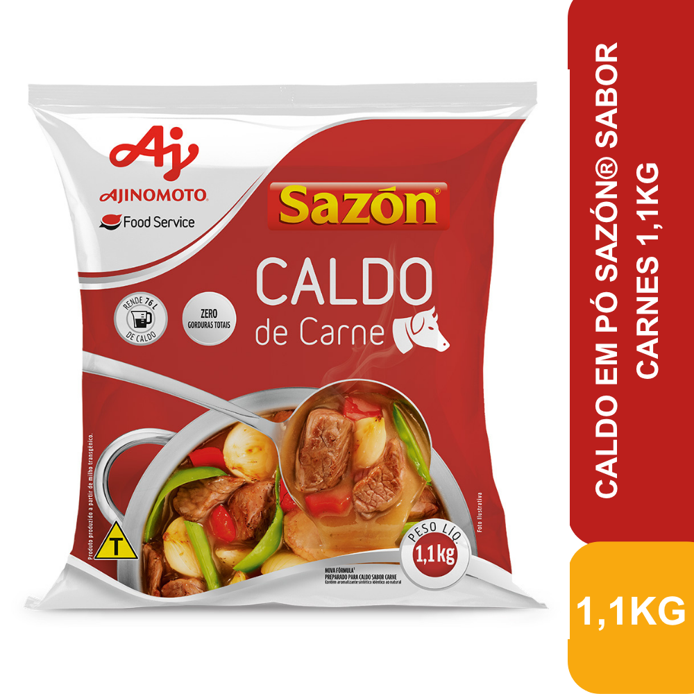 Imagem do produto CALDO EM PÓ SAZÓN® SABOR CARNES 1,1KG