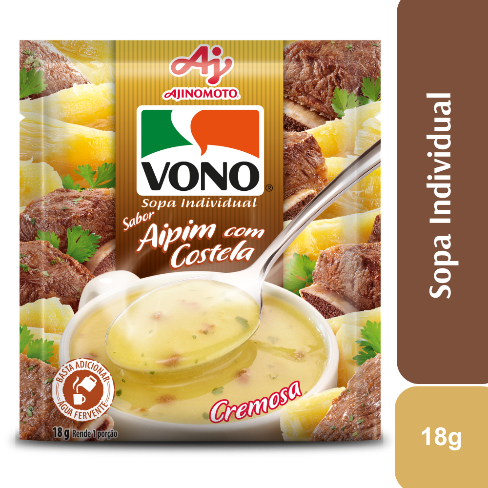Imagem do produto SOPA VONO® AIPIM COM COSTELA 18GR