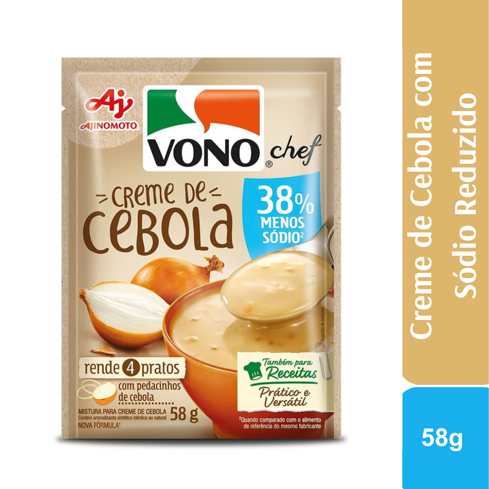 Imagem do produto SOPA VONO® CREME CEBOLA -SODIO 58GR