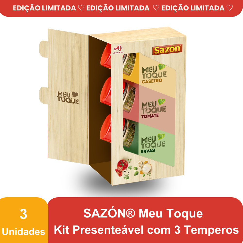 Imagem do produto Sazón® Meu Toque: Coleção Presenteável - 3 Unidades