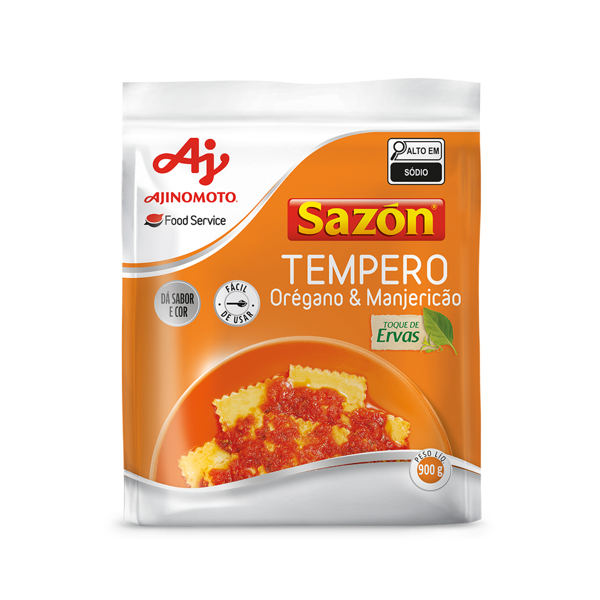 Imagem do produto TEMPERO SAZÓN® PROFISSIONAL DE ORÉGANO E MANJERICÃO 900GR