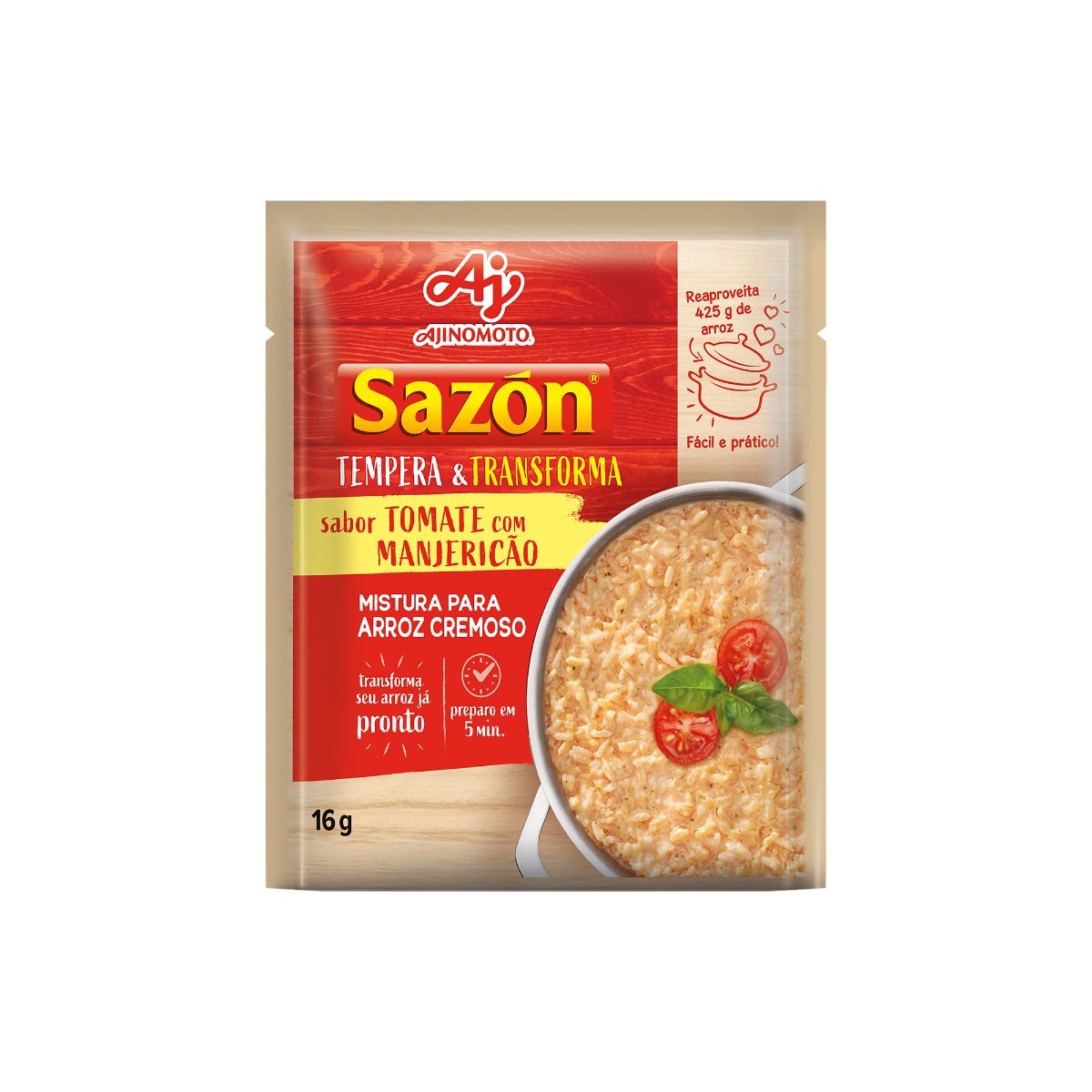 Imagem do produto SAZÓN® TEMPERA E TRANSFORMA TOMATE 16g