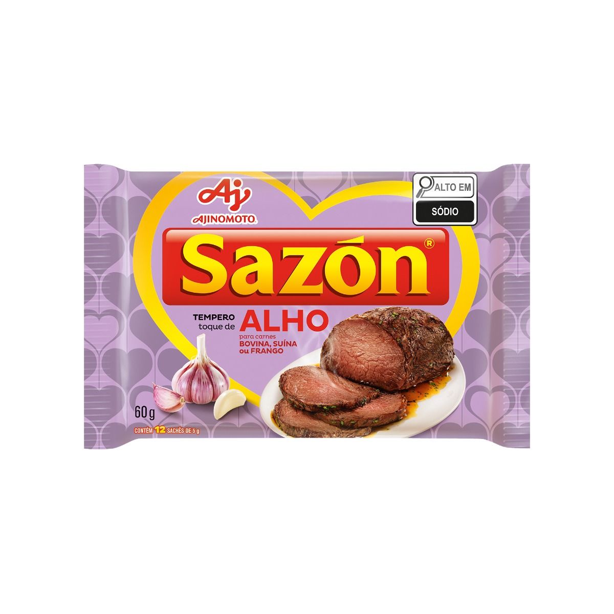 Imagem do produto TEMPERO EM PÓ SAZÓN® TOQUE ALHO 60G
