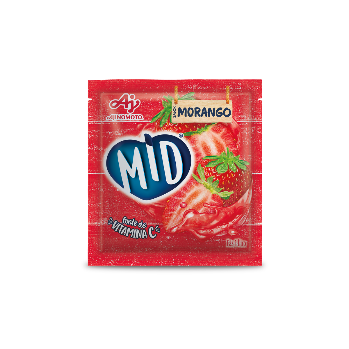 Imagem do produto REFRESCO EM PÓ MID® SABOR MORANGO 20G