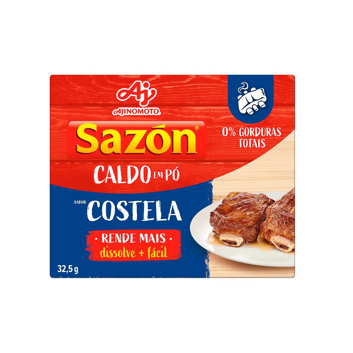 Imagem do produto CALDO EM PÓ SAZÓN® SABOR COSTELA 32,5G