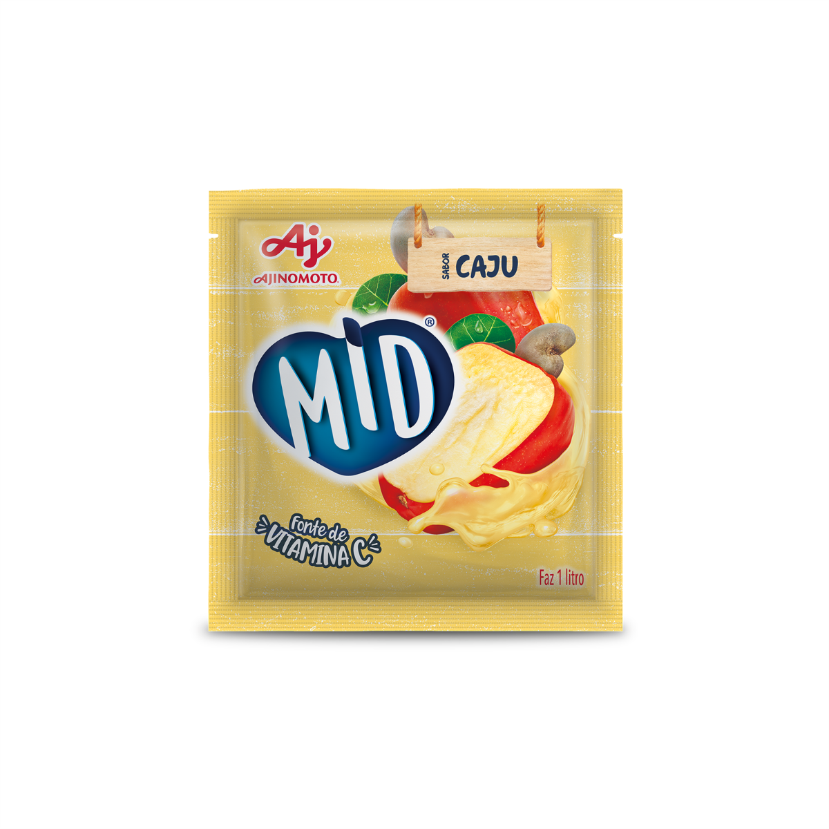 REFRESCO EM PÓ MID® SABOR CAJÚ 20G