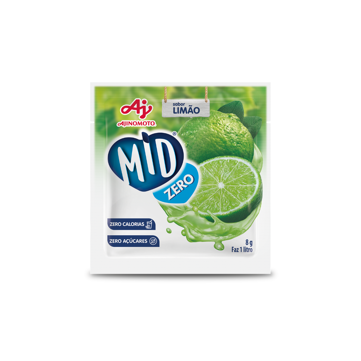 Imagem do produto REFRESCO EM PÓ MID® ZERO SABOR LIMÃO 8G