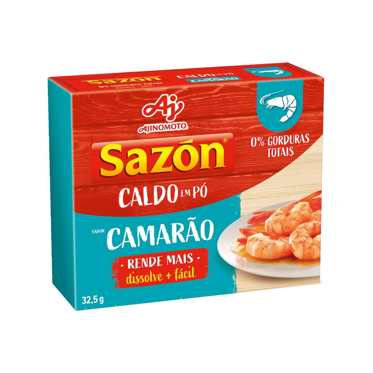 Imagem do produto CALDO EM PÓ SAZÓN® SABOR CAMARÃO 32,5G