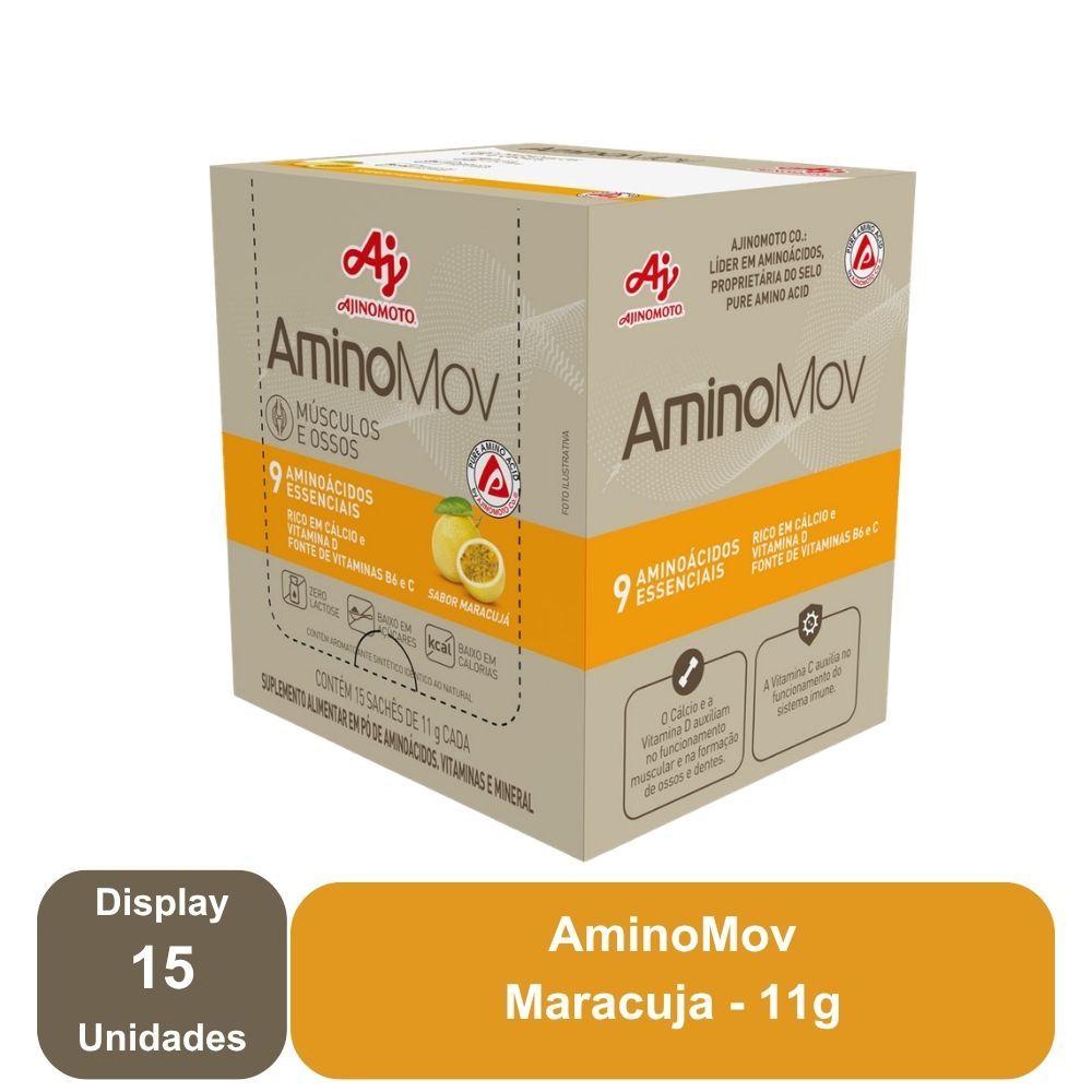 Imagem do produto AminoMov Maracujá 11g - 15 sachês