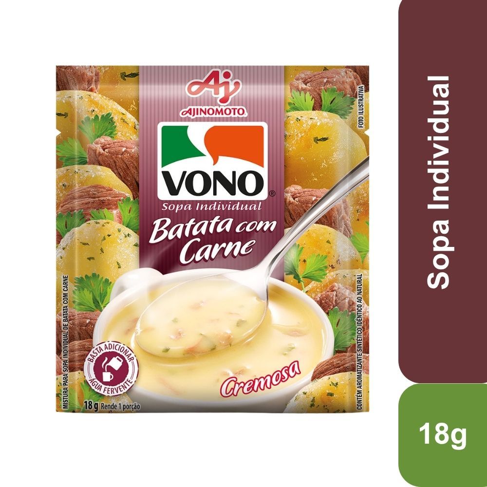 Imagem do produto SOPA VONO® BATATA COM CARNE 18G