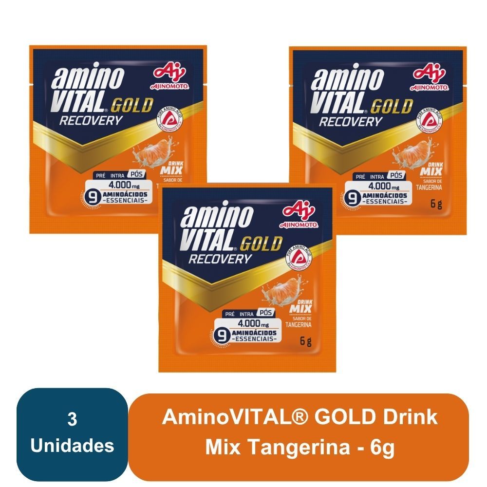 Imagem do produto AMINOVITAL® GOLD DRINK MIX TANGERINA - 3 SACHÊS