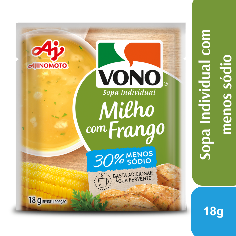 SOPA VONO® MILHO C/ FRANGO -SODIO 18G