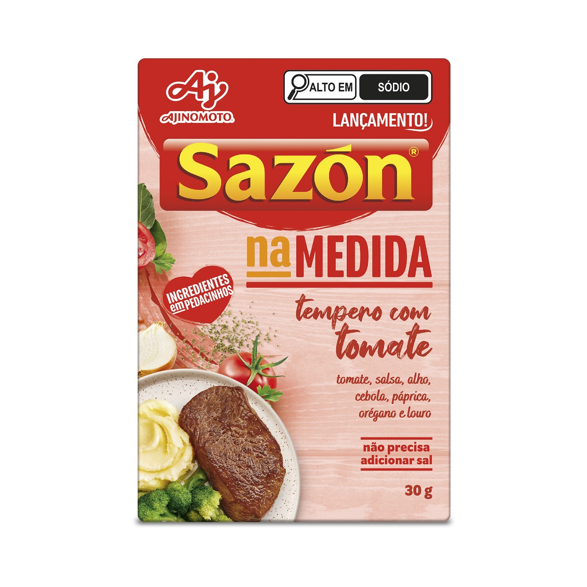 TEMPERO SAZÓN® NA MEDIDA COM TOMATE 30g