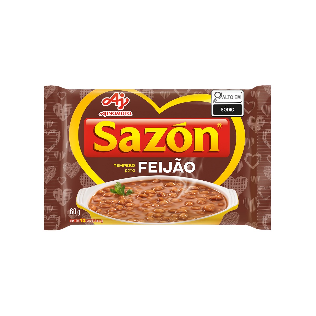 TEMPERO EM PÓ SAZÓN® PARA FEIJÃO 60G