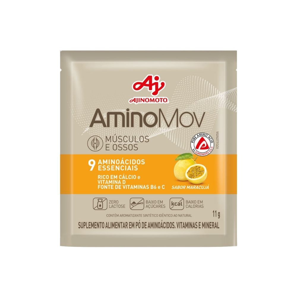 AminoMov Maracujá 11g - 15 sachês