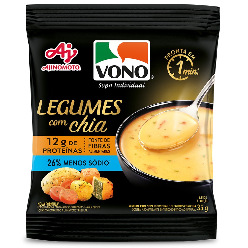 SOPA VONO® LEGUMES COM CHIA 35G