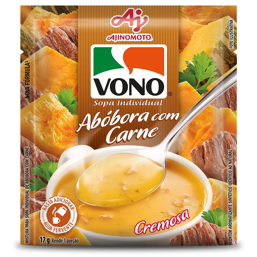 SOPA VONO® ABOBORA COM CARNE 17GR