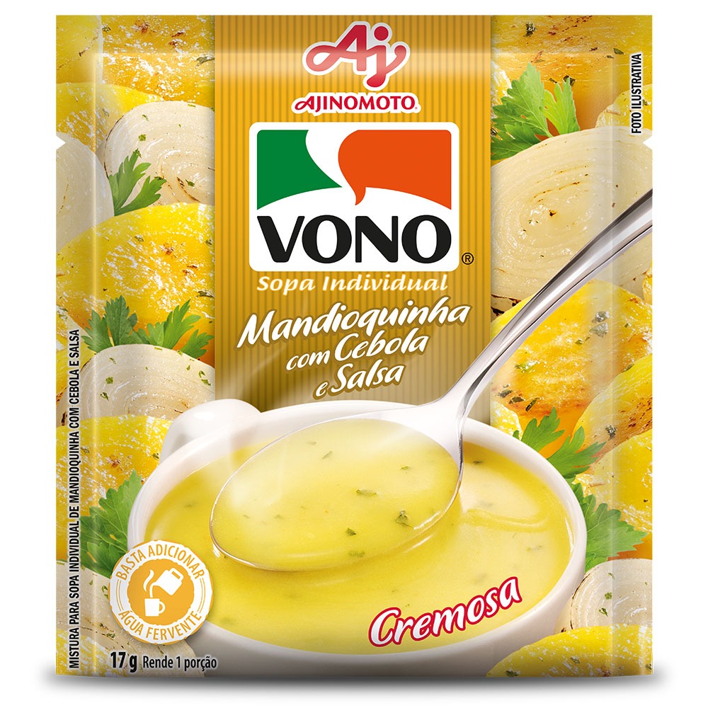 SOPA VONO® MANDIOQUINHA CEBOLA SALSA 17G