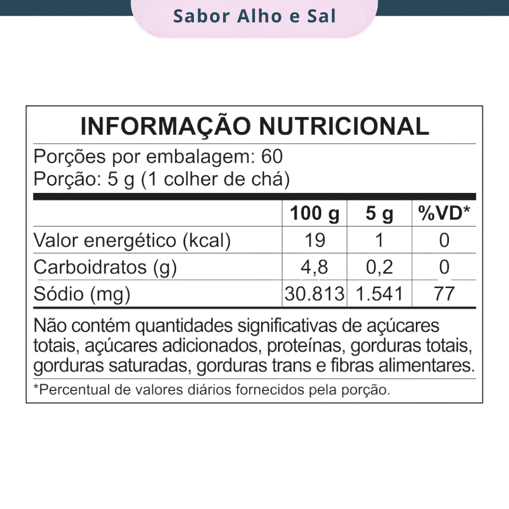 TEMPERO SABOR A MI® ALHO E SAL 300G