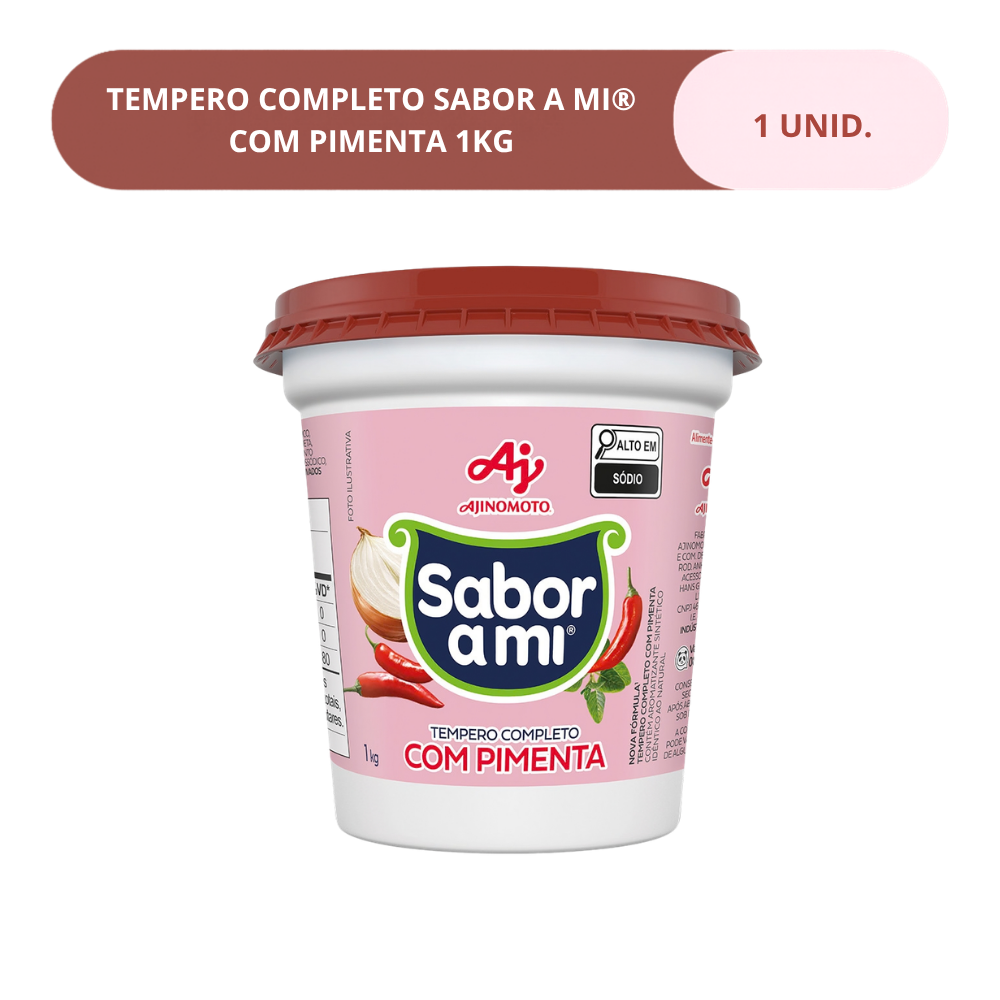 TEMPERO COMPLETO SABOR  A MI® COM PIMENTA 1KG