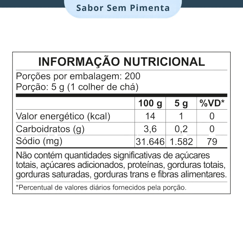 TEMPERO COMPLETO SABOR A MI® SEM PIMENTA 1KG