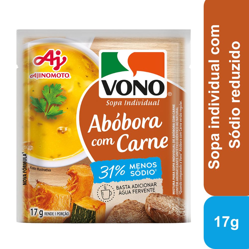 SOPA VONO® ABOBORA C CARNE -SODIO 17G