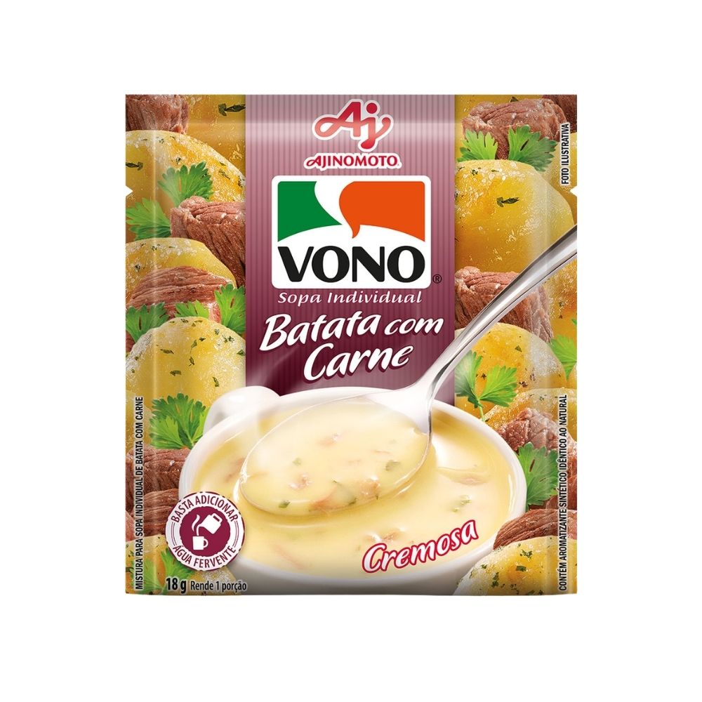 SOPA VONO® BATATA COM CARNE 18G