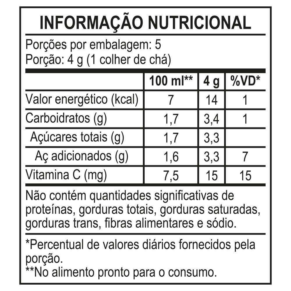 REFRESCO EM PÓ MID® SABOR GOIABA 20G