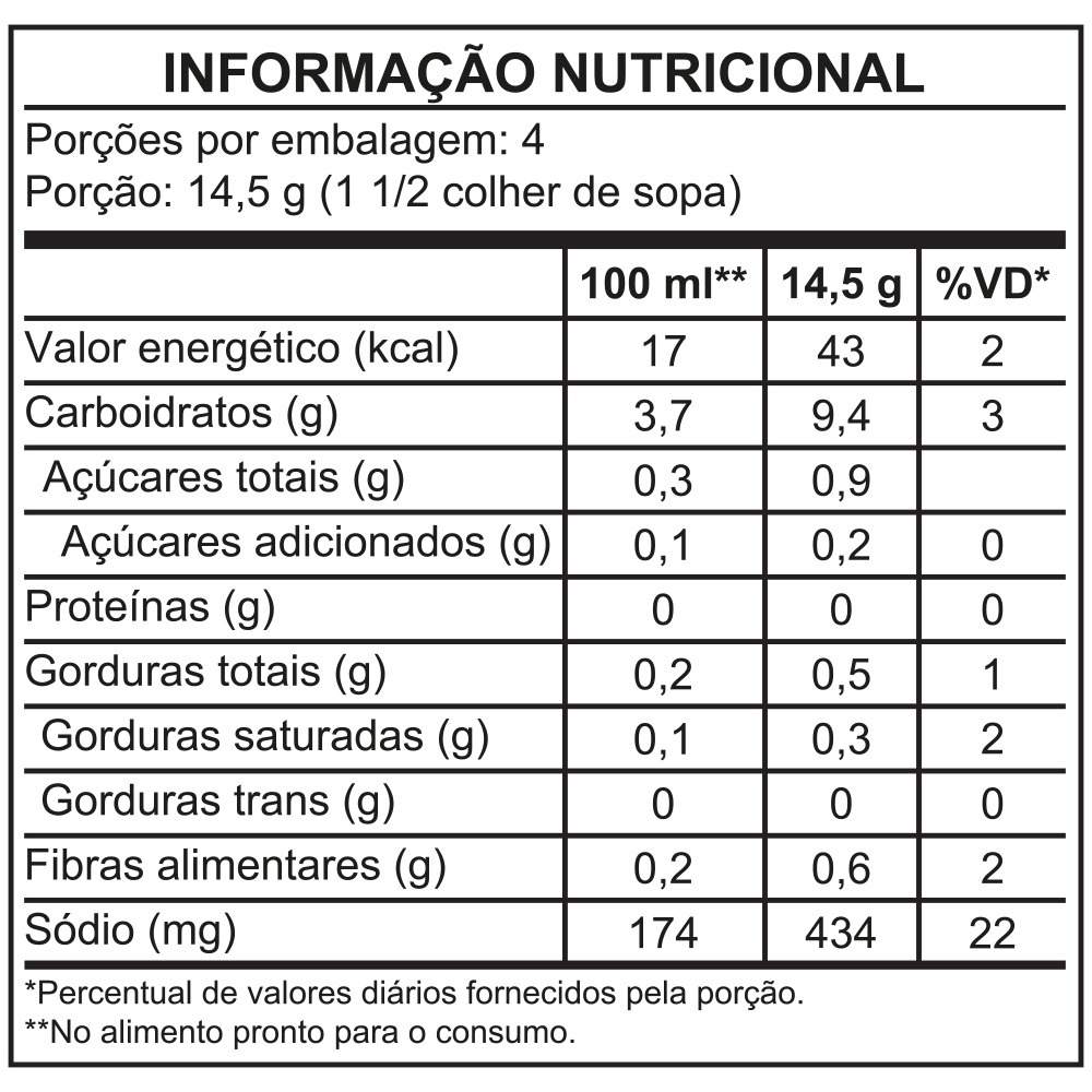SOPA VONO® CREME CEBOLA -SODIO 58GR