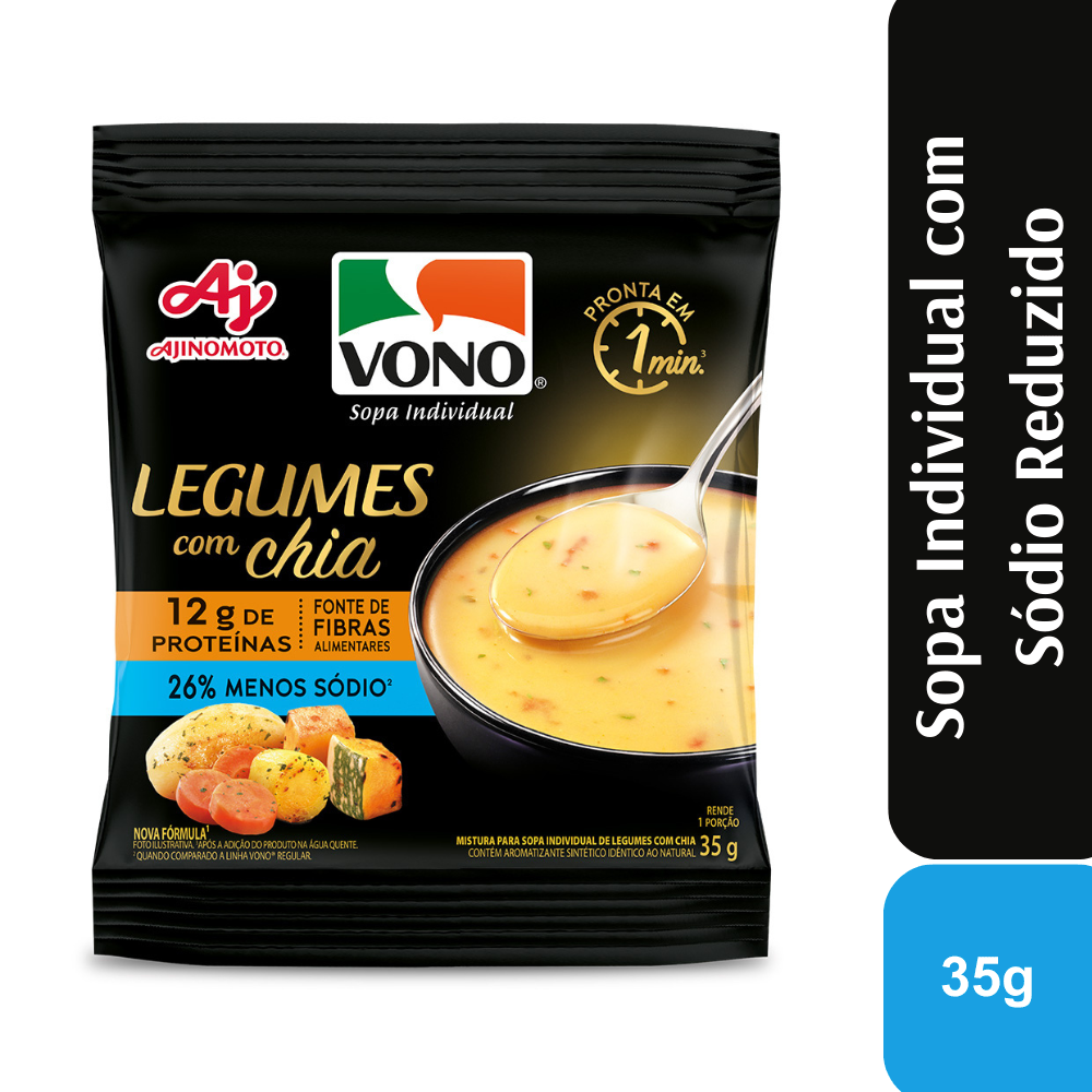 SOPA VONO® LEGUMES COM CHIA 35G